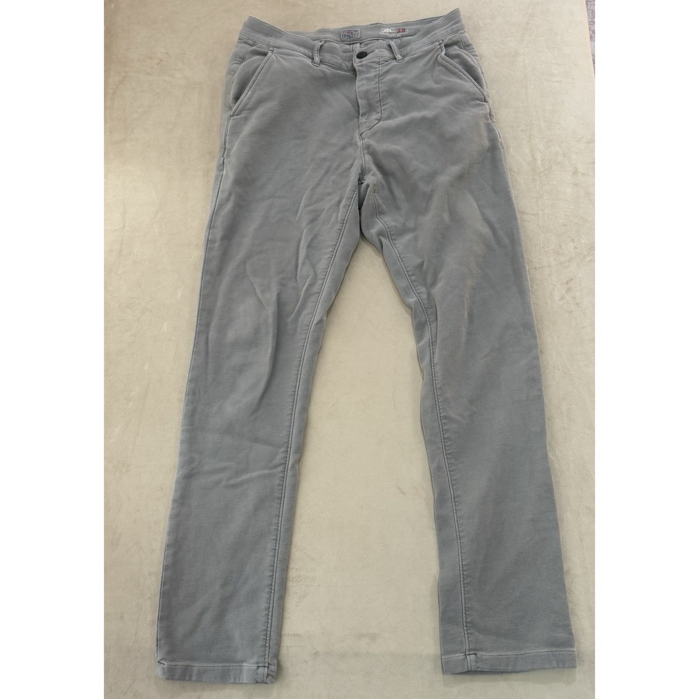 Faherty Stretch Terry 5-Pocket Pant Mens 29x30 Slate Gray Active FlapPocket
